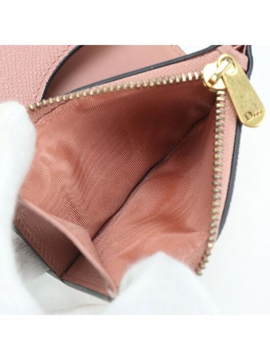 Christian Dior DIOR Lotus Wallet Tri-fold Wallet, Saddle  Dior Lotus Wallet Saddle Trifold Calfskin